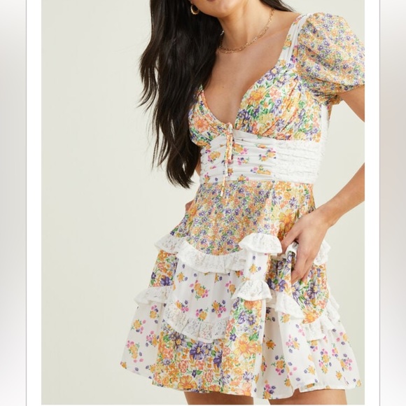 For Love And Lemons Dresses & Skirts - NWT Rosalyn mini dress rep